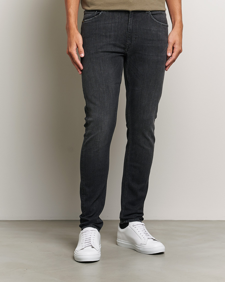 Hombres | Ropa | Tiger of Sweden | Evolve Stretch Cotton Jeans Washed Black