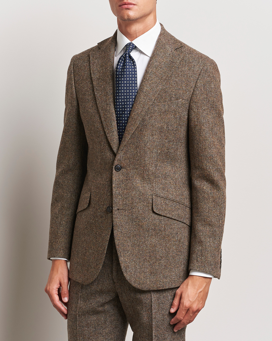 Hombres |  | Walker Slater | Edward Wool Donegal Blazer Brown