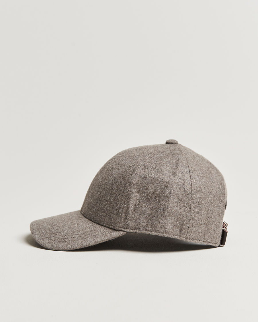 Hombres |  | Varsity Headwear | Cashmere Baseball Cap Marble Beige