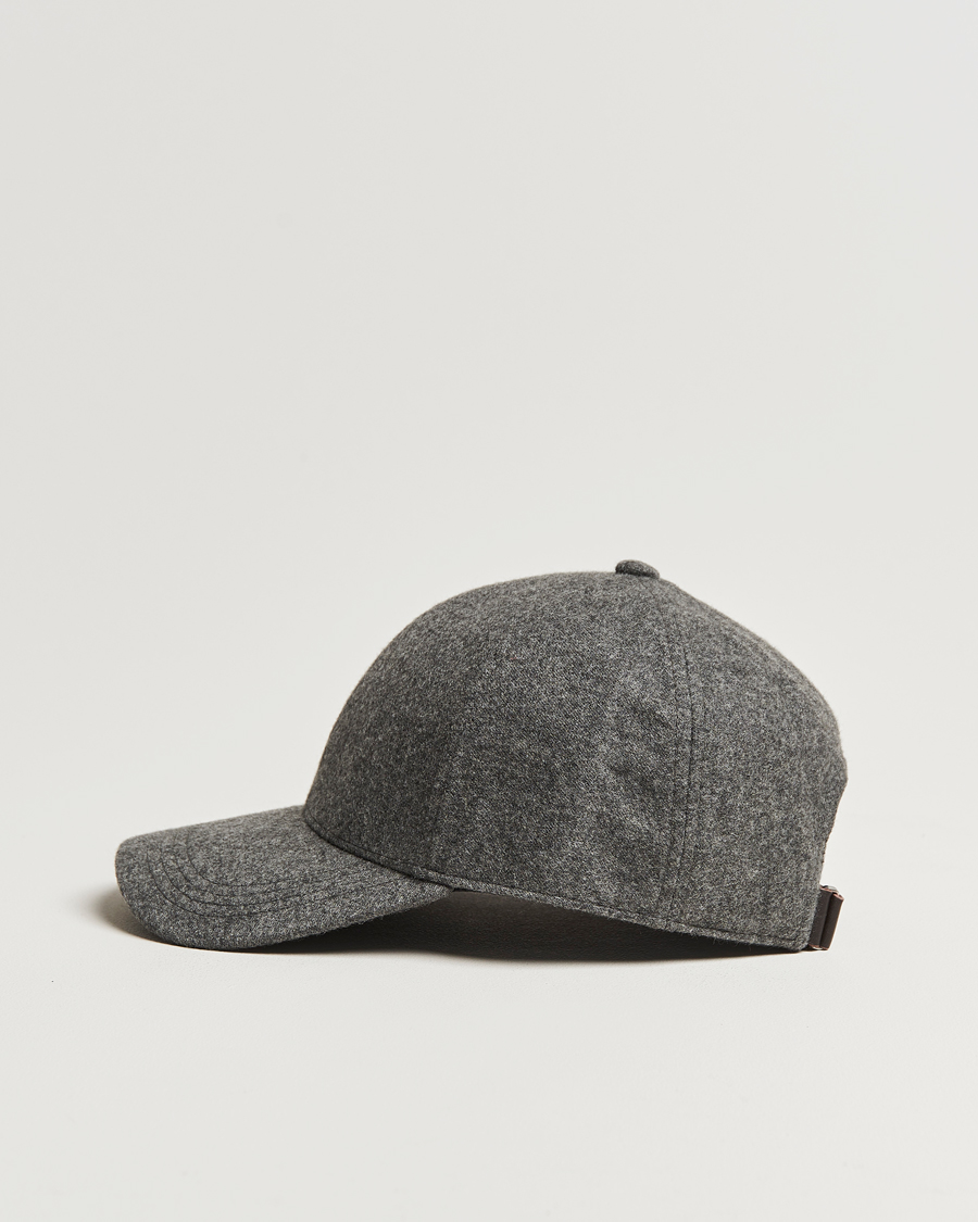 Hombres |  | Varsity Headwear | Cashmere Baseball Cap Flint Grey