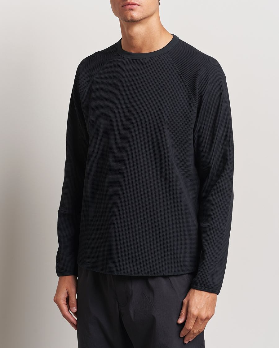 Hombres | Camisetas negras | Goldwin | WF Light Long Sleeve T-Shirt Black