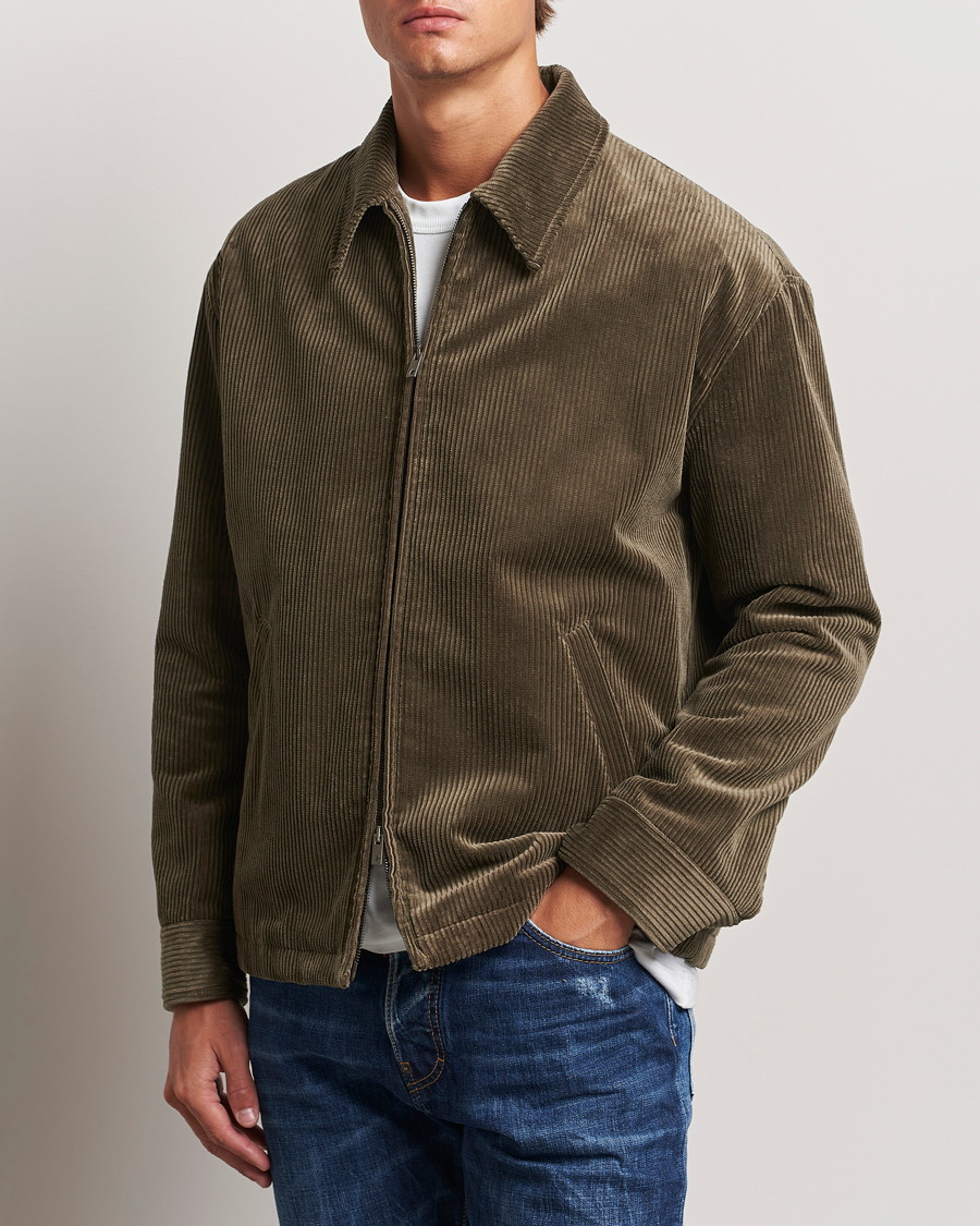 Hombres | Abrigos y chaquetas | Golden Goose | Corduroy Jacket Dark Green