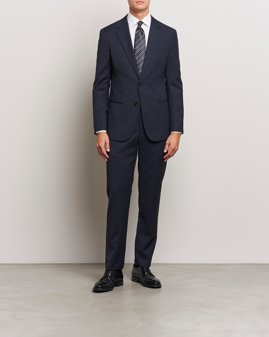 Hombres |  | Giorgio Armani | Soho Virgin Wool Suit Navy