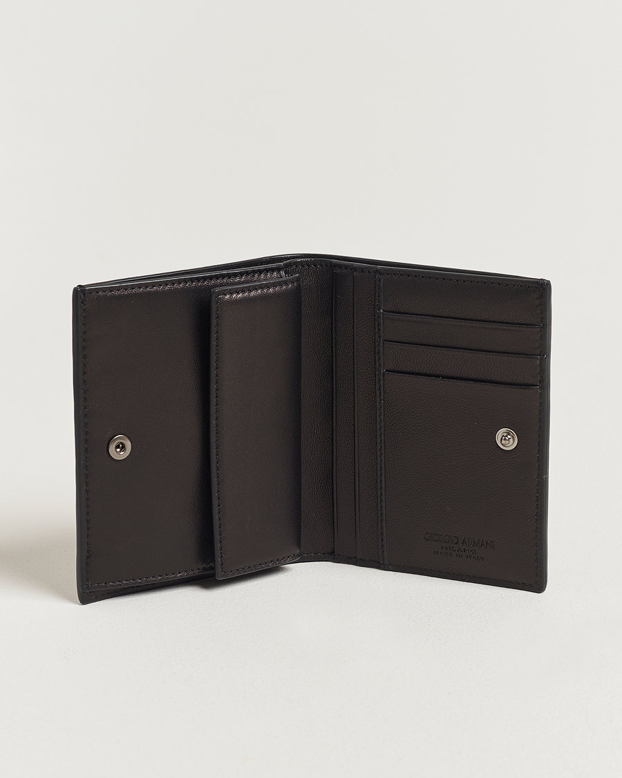 Hombres |  | Giorgio Armani | Nappa Leather Wallet Black