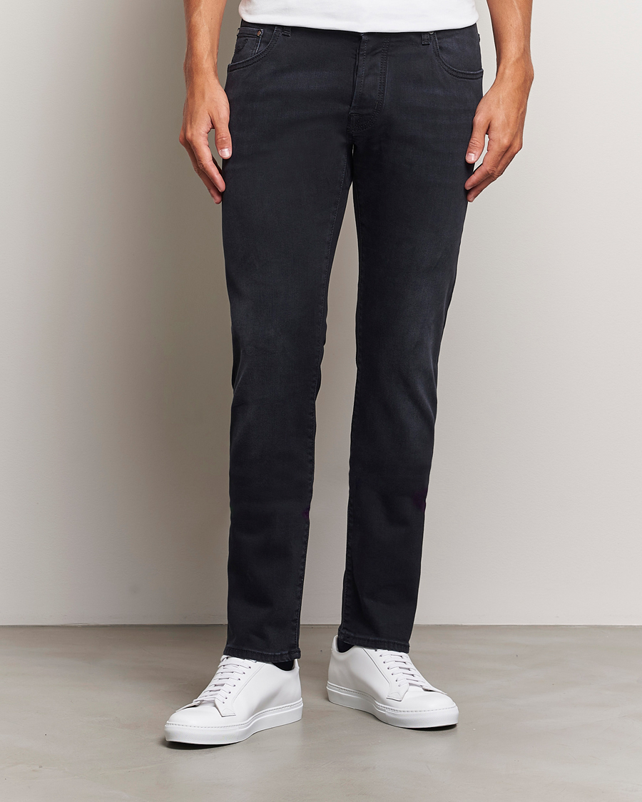 Hombres |  | Jacob Cohën | Nick Slim Fit Stretch Jeans Grey