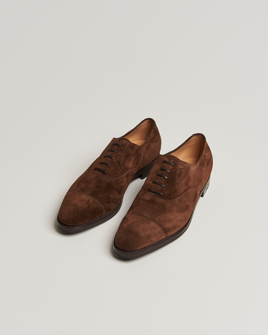 Hombres |  | John Lobb | City II Oxford Dark Brown Suede