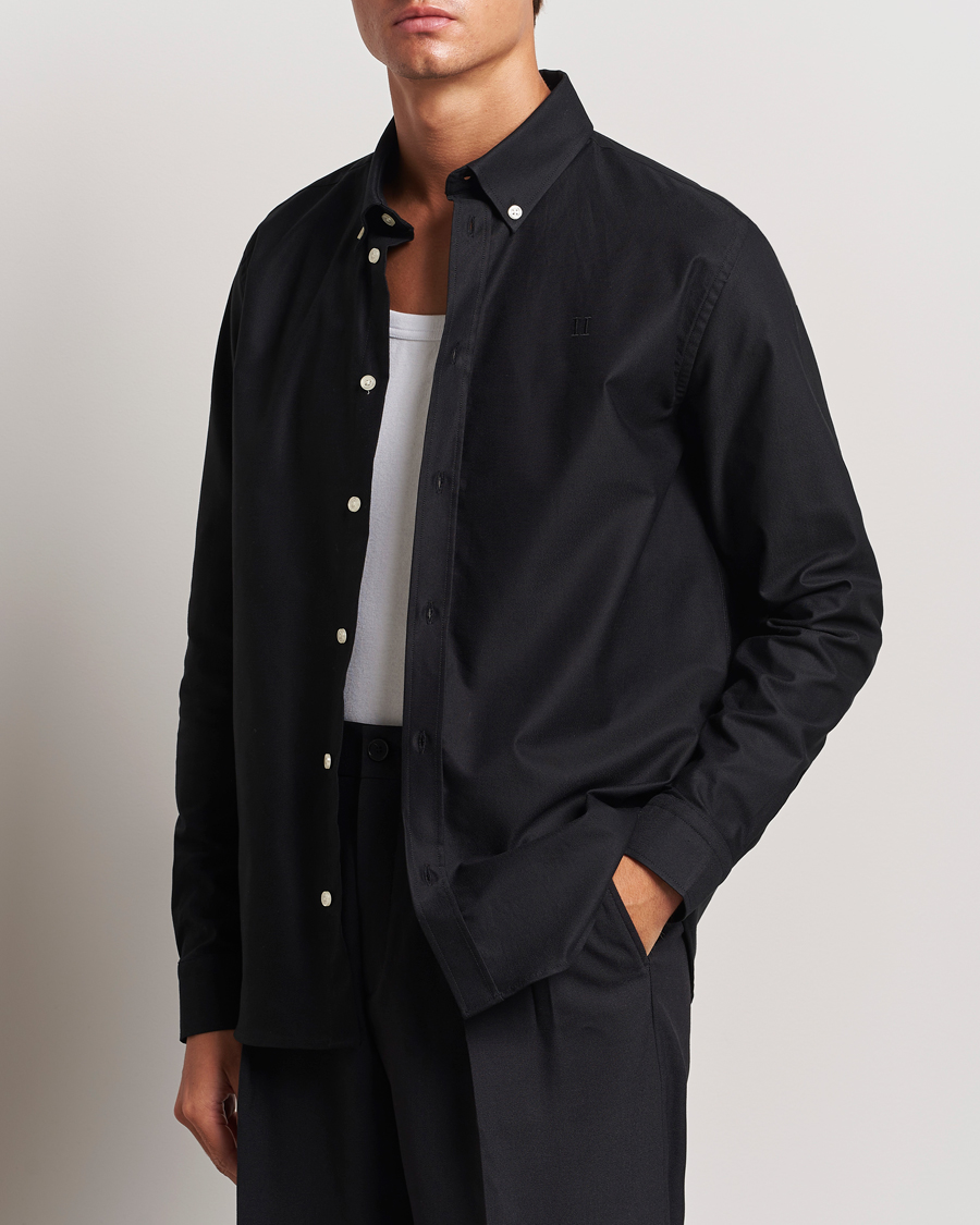 Hombres |  | LES DEUX | Konrad Oxford Shirt Black