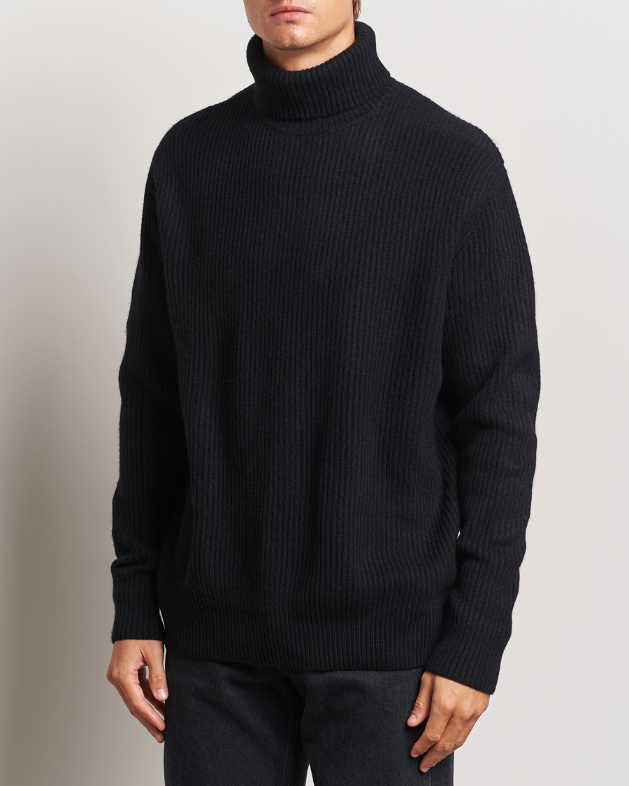 Hombres |  | LES DEUX | Eddie Wool Rib Rollneck Black