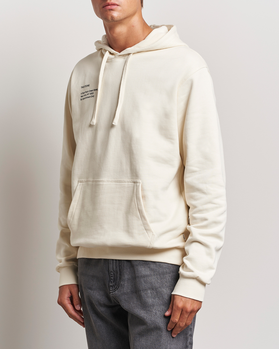 Hombres |  | LES DEUX | Neighborhood Hoodie Ivory/Black