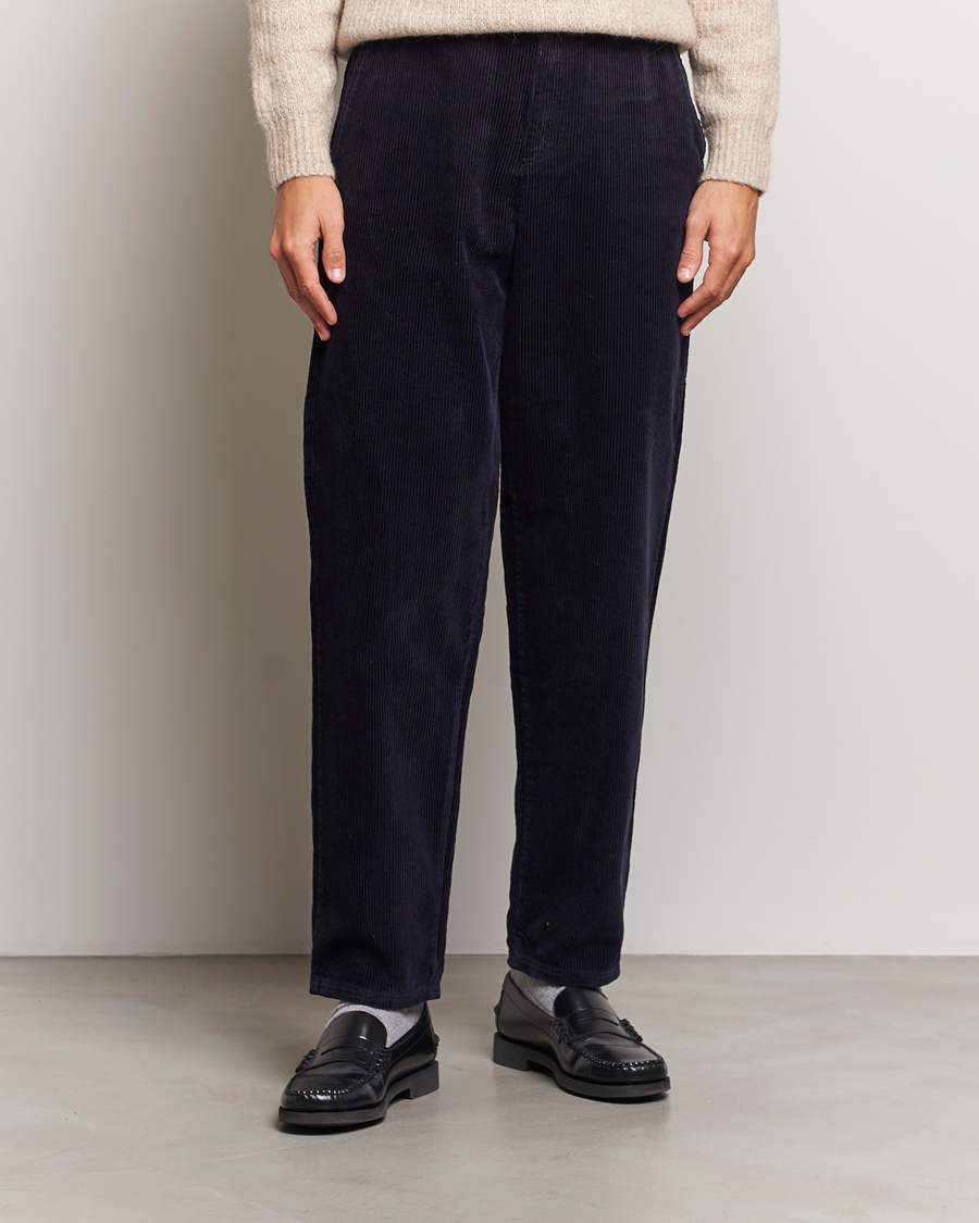 Hombres |  | LES DEUX | Kody Heavy Corduroy Pants Dark Navy