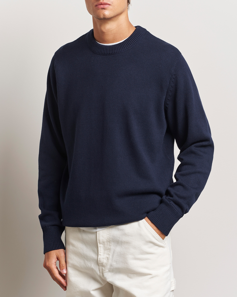 Hombres |  | LES DEUX | Gary Cotton Knit 2.0 Dark Navy