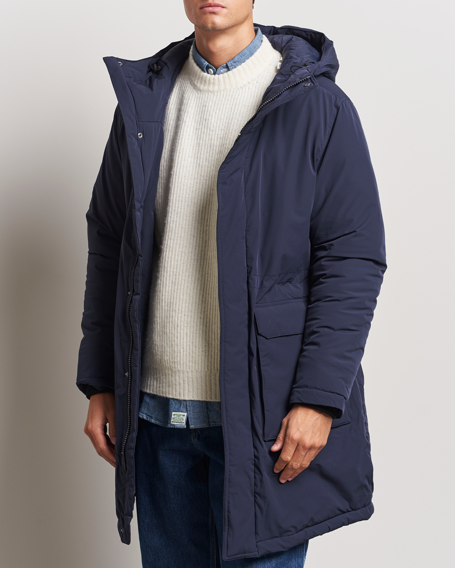 Hombres |  | LES DEUX | Channing Padded Parka Coat Dark Navy