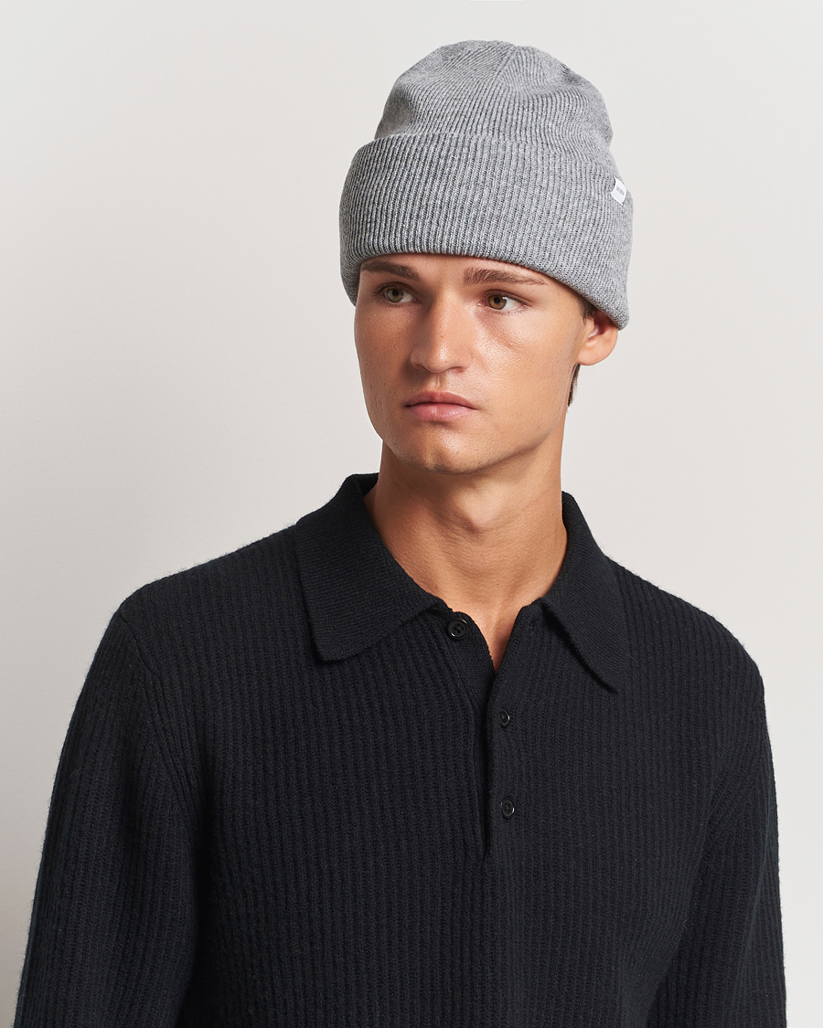 Hombres |  | LES DEUX | Wayne Wool Beanie Grey Melange