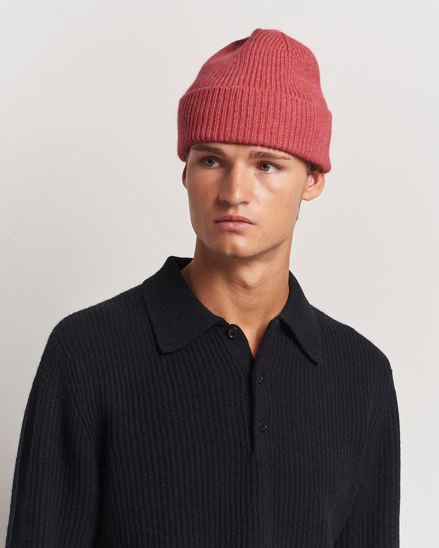 Hombres |  | Le Bonnet | Lambswool/Caregora Beanie Fuchsia