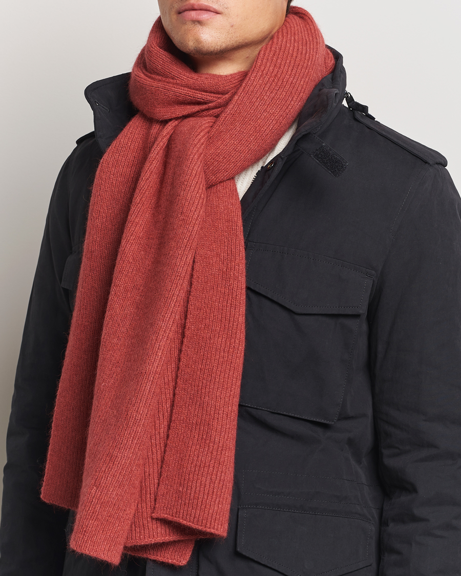 Hombres |  | Le Bonnet | Lambswool/Caregora Scarf Terra