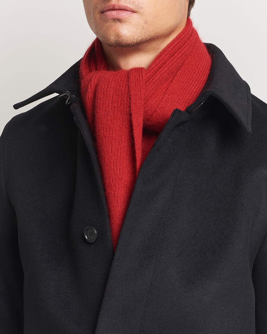 Hombres |  | Le Bonnet | Lambswool/Caregora Scarf Framboise