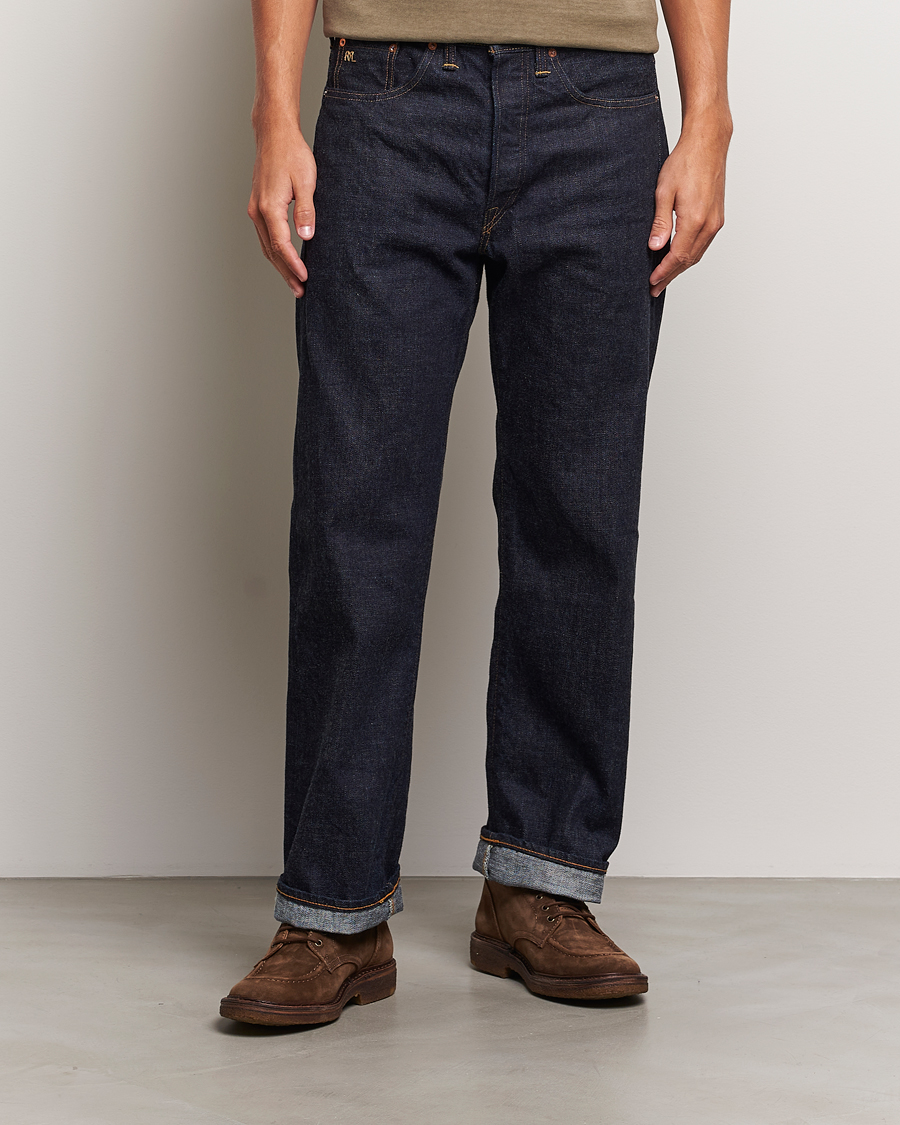 Hombres | Straight leg | RRL | Vintage Five 5-Pocket Denim East/West Rinse