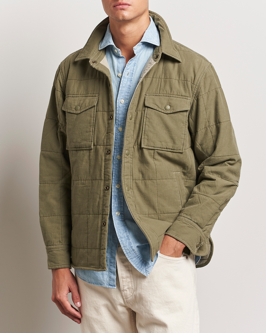 Hombres |  | RRL | Mountain Shirt Jacket Olive Drab