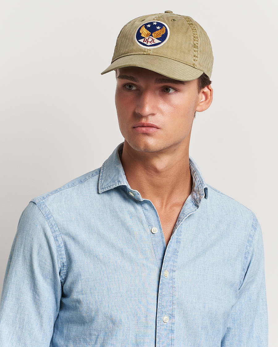 Hombres |  | RRL | Ball Cap Brewster Green