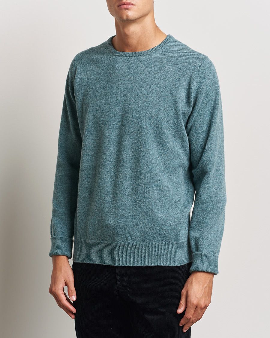 Hombres | Nuevas marcas | William Lockie | Rob Lambswool Crewneck Caspian