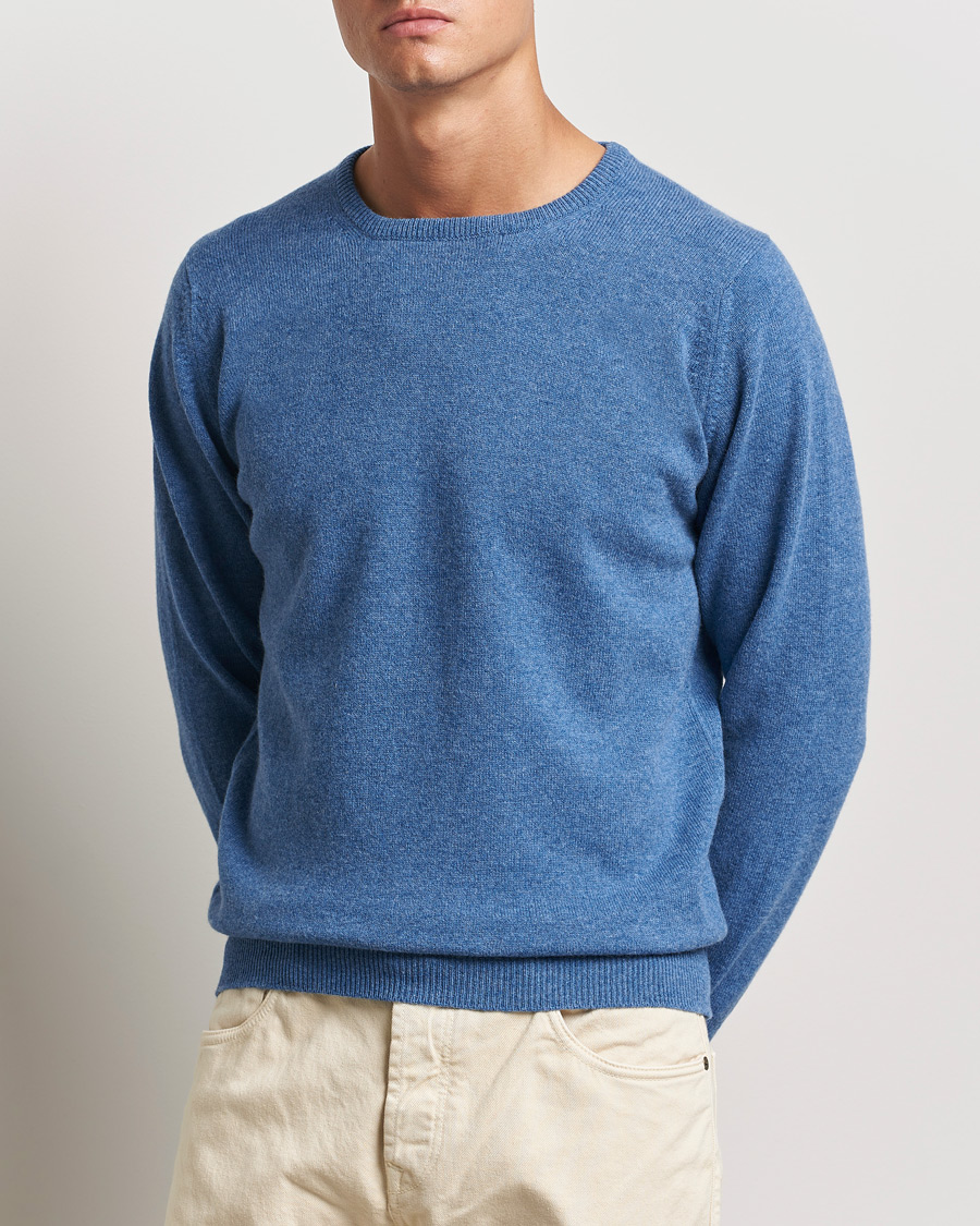 Hombres | Jerséis y prendas de punto | William Lockie | Rob Lambswool Crewneck Jeans