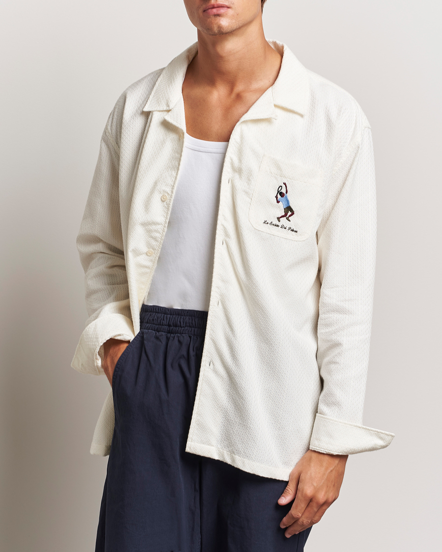 Hombres | An Overshirt Occasion | Palmes | Societa Structured Shirt Off White