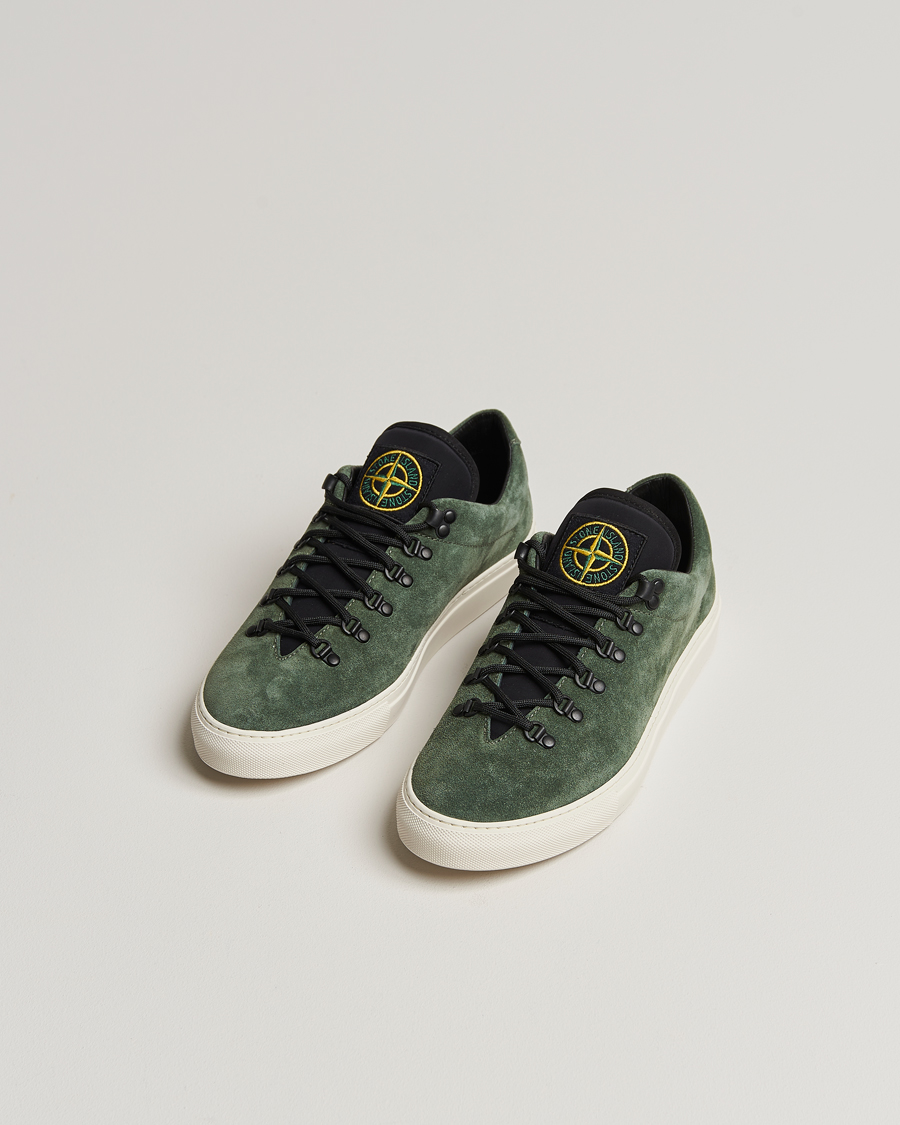 Hombres |  | Stone Island | Suede Sneakers Musk