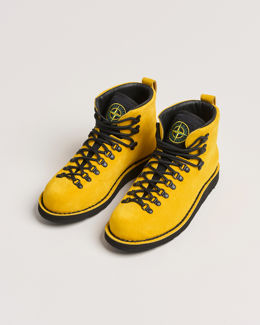 Hombres |  | Stone Island | Suede Boot Yellow