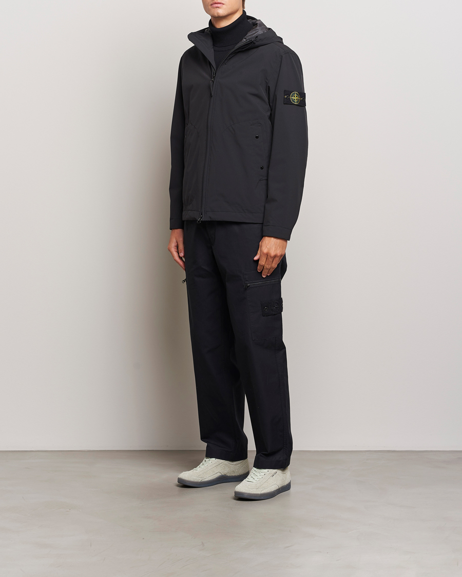 Stone Island Soft Shell Primaloft Padded Jacket Black