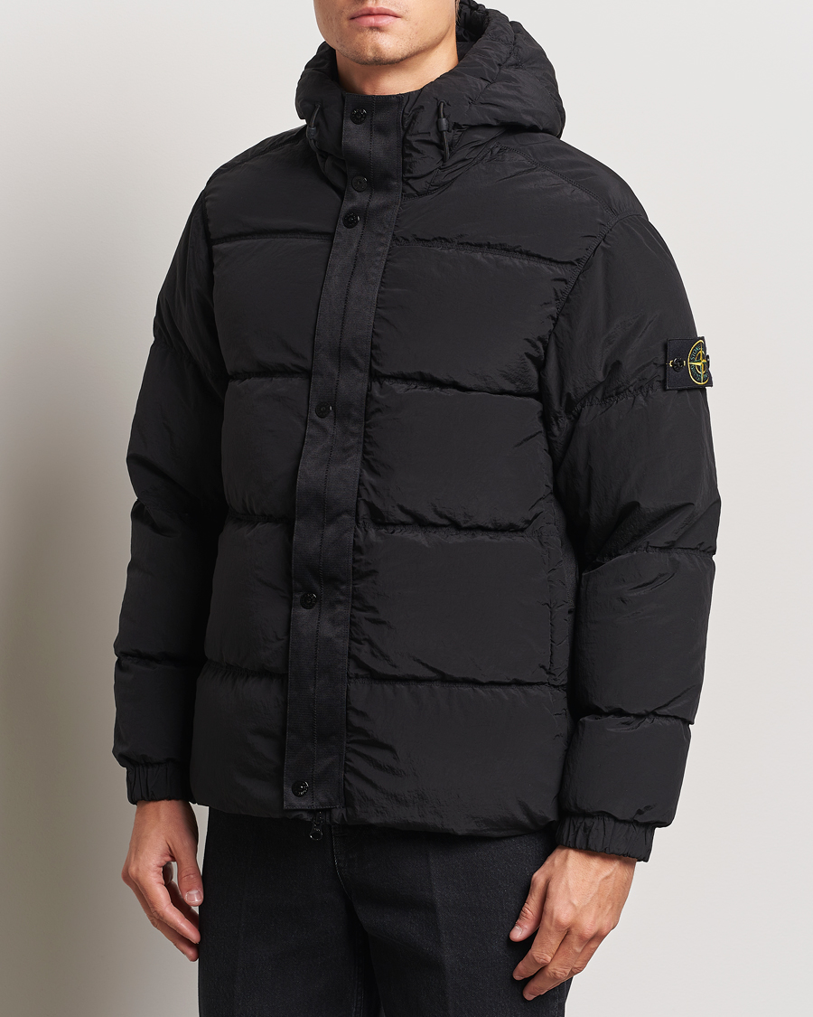 Hombres |  | Stone Island | Nylon Metal Down Jacket Black