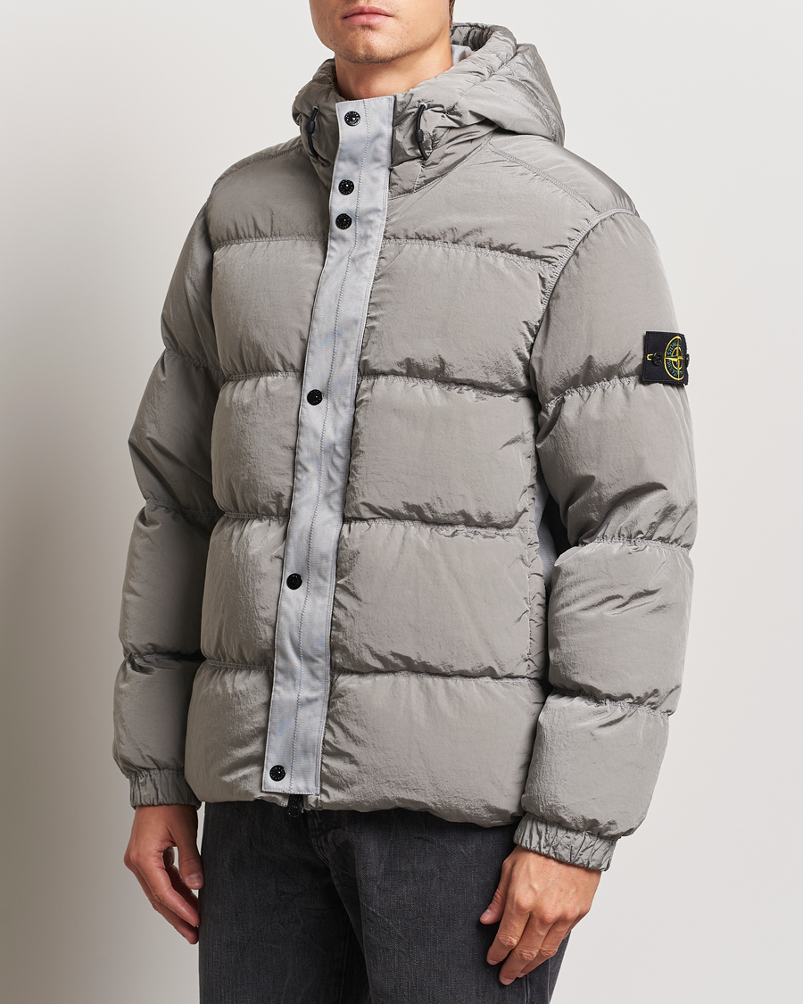 Hombres |  | Stone Island | Nylon Metal Down Jacket Grey