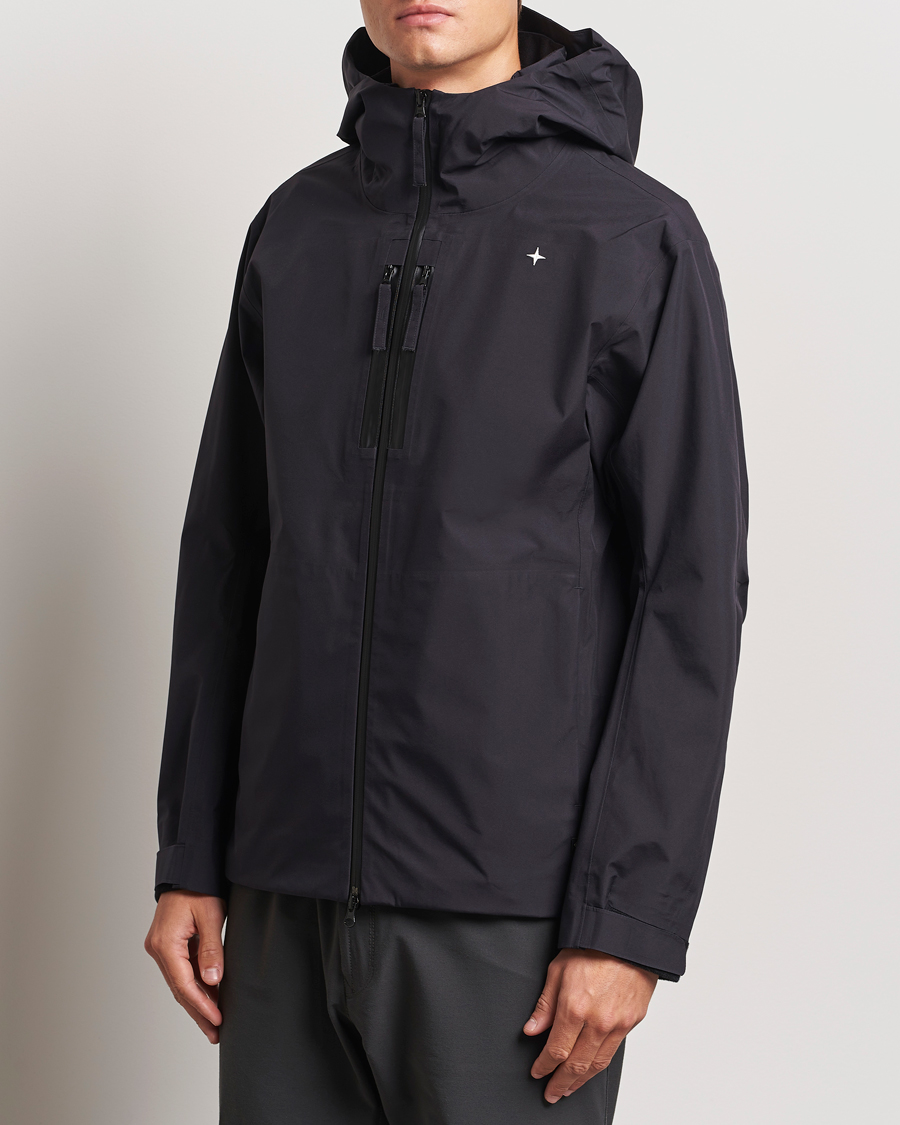 Hombres |  | Stone Island | Gore-Tex Stellina Hooded Jacket Blue Marine