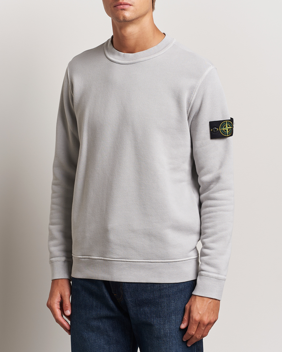 Hombres |  | Stone Island | Old Dyed Cotton Sweatshirt Grey