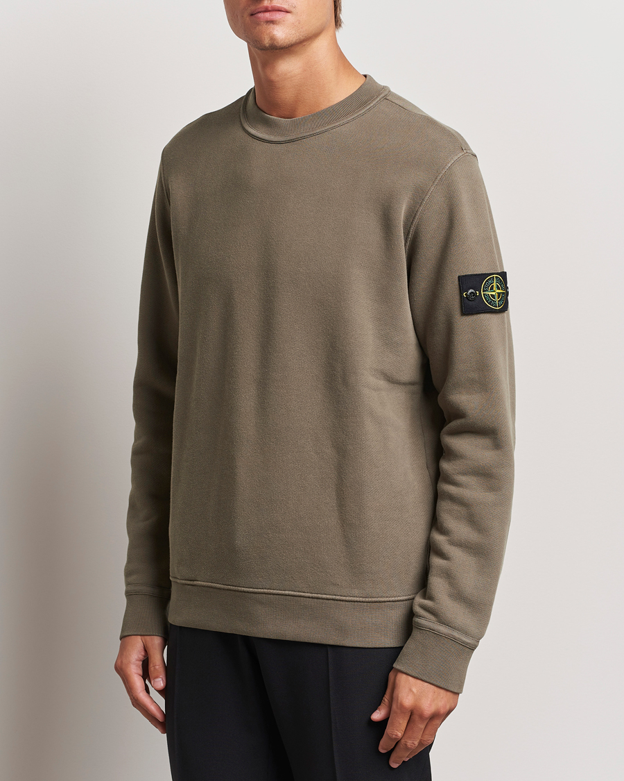 Hombres | Sudaderas | Stone Island | Old Dyed Cotton Sweatshirt Walnut