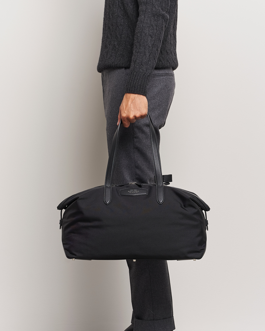 Hombres |  | Smythson | Canvas Norton Small Travel Bag Black