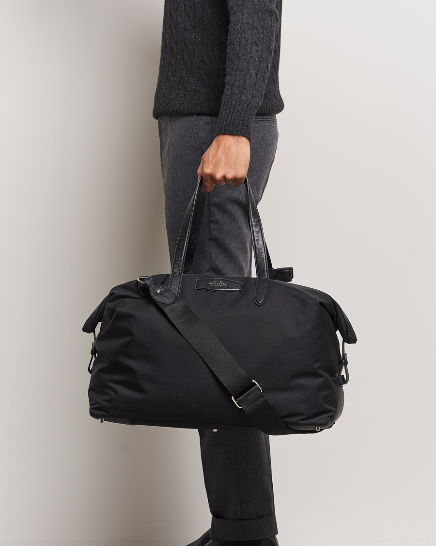 Hombres |  | Smythson | Canvas Norton Travel Bag Black