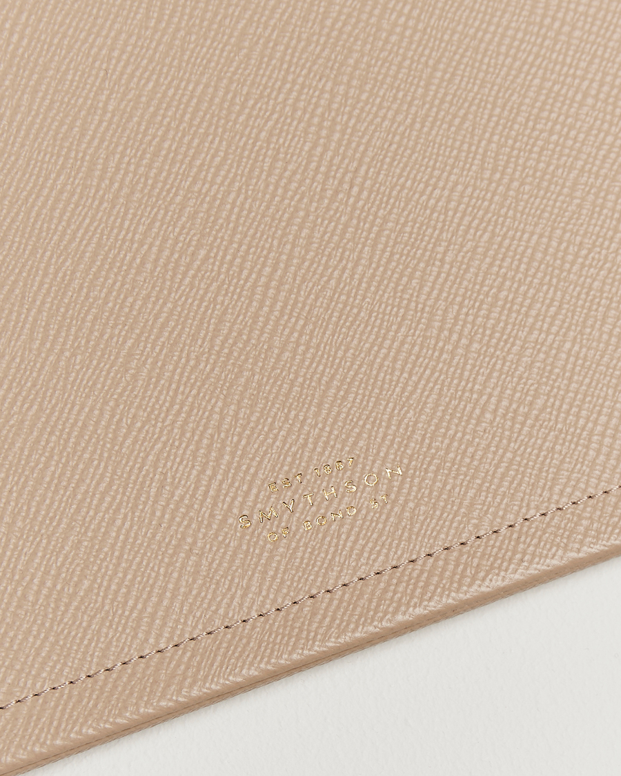 Hombres |  | Smythson | Panama Desk Mat Sandstone