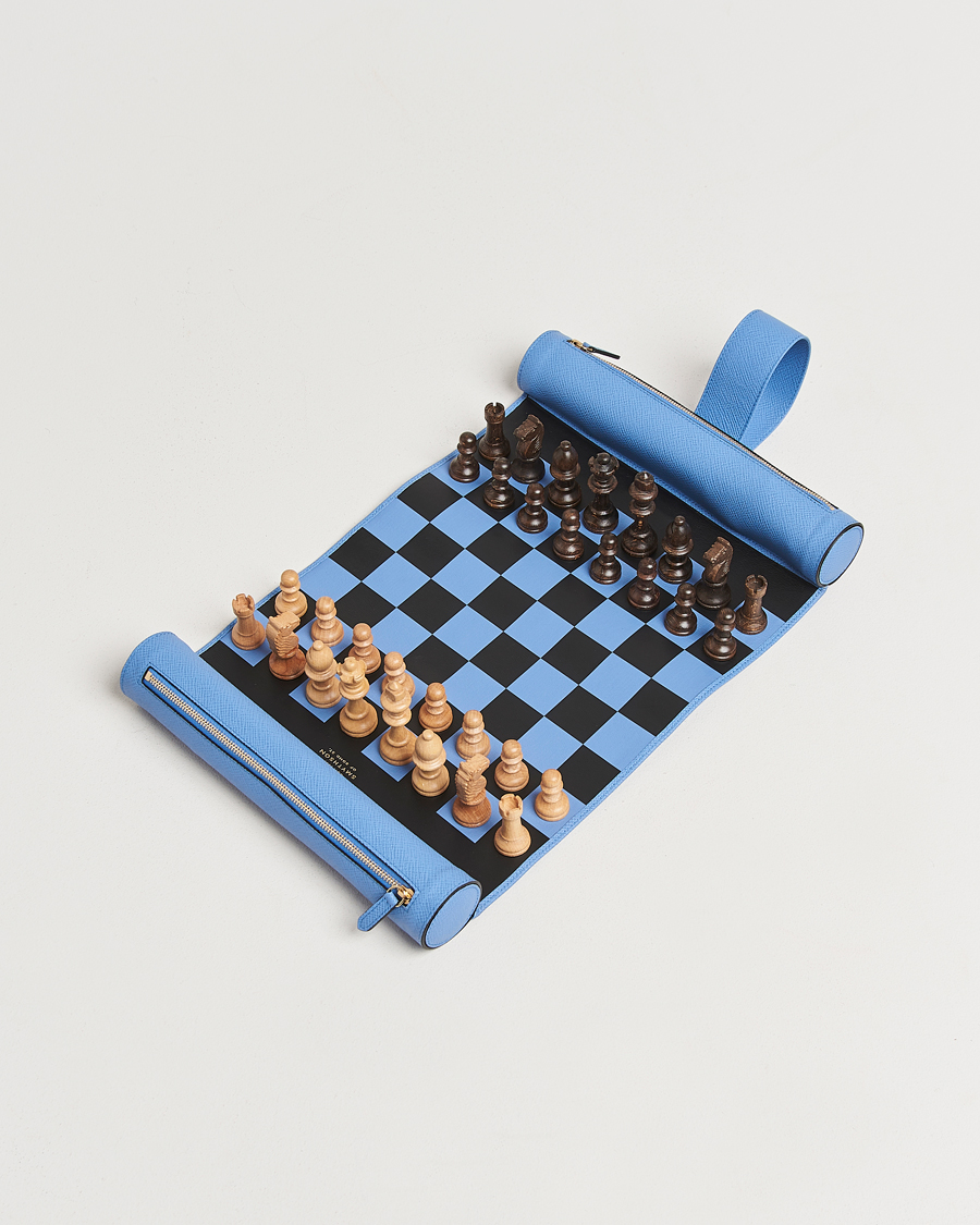 Hombres |  | Smythson | Panama Chess Roll Nile Blue