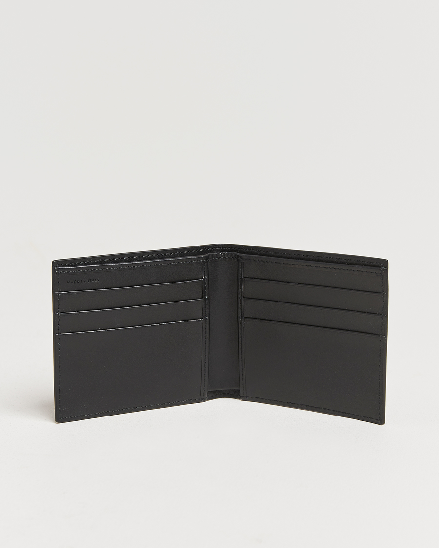 Hombres |  | Smythson | Panama 6 Card Leather Wallet Black