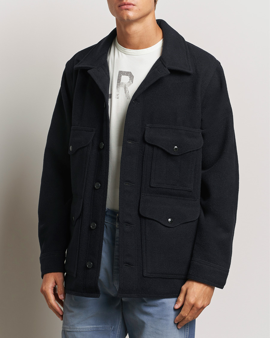 Hombres |  | Filson | Mackinaw Wool Cruiser Dark Navy