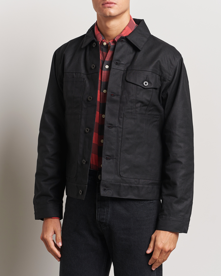 Hombres |  | Filson | Short Lined Tin Cloth Cruiser Black