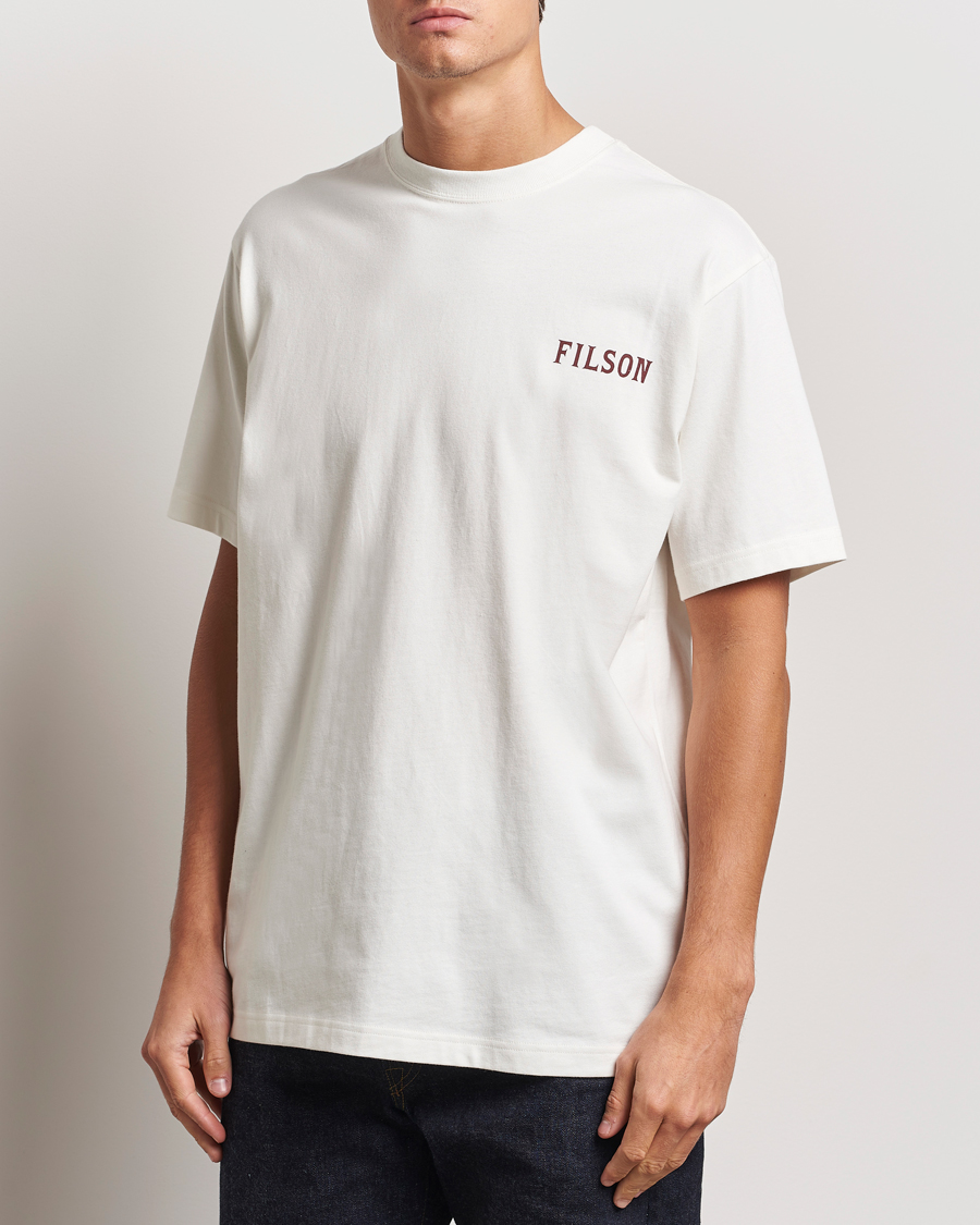 Hombres |  | Filson | Printed Cotton T-Shirt Snow White