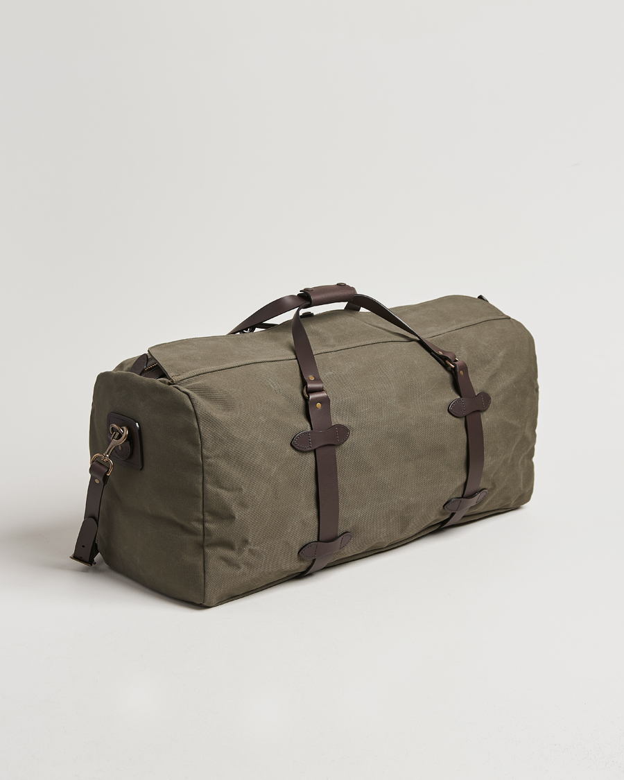 Hombres |  | Filson | Rugged Twill Duffle Large Otter Green