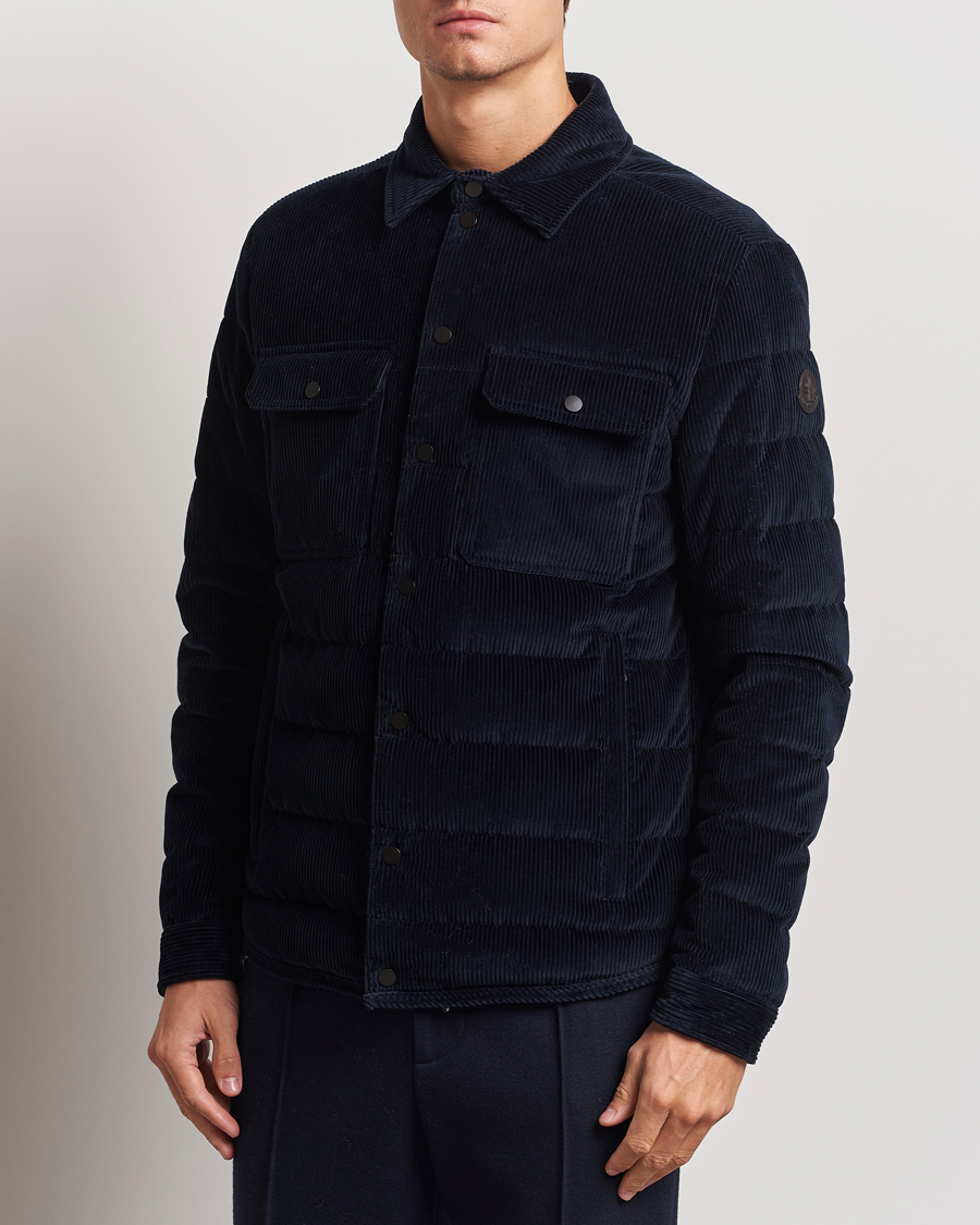 Hombres |  | Moncler | Gasserhof Down Shirt Jacket Navy