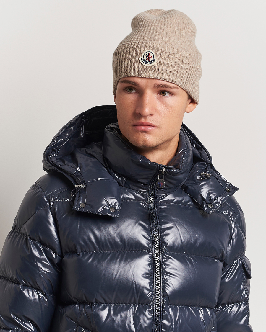 Hombres |  | Moncler | Cashmere Beanie Beige