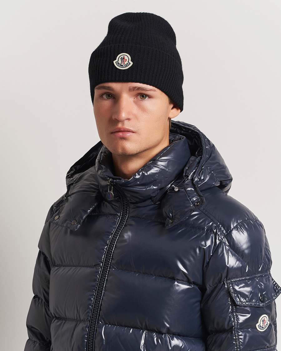 Hombres |  | Moncler | Cashmere Beanie Black