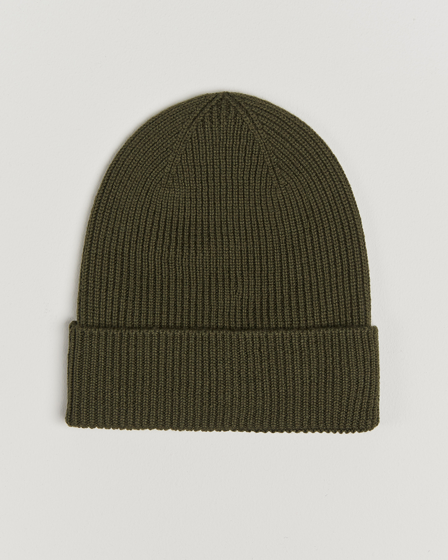 Hombres |  | Moncler | Rib Wool Beanie Military