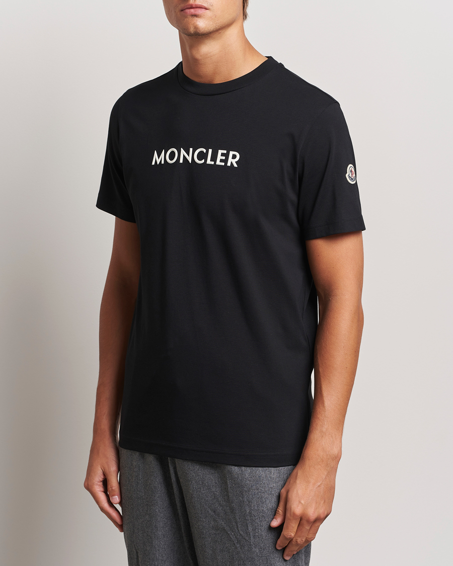 Hombres |  | Moncler | Lettering T-Shirt Black