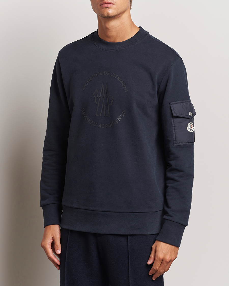 Hombres |  | Moncler | Pocket Sleeve Sweatshirt Navy