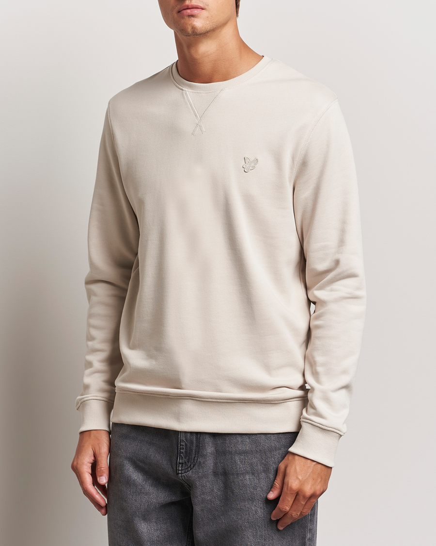 Hombres |  | Lyle & Scott | Tonal Eagle Crew Neck Sweatshirt Cove